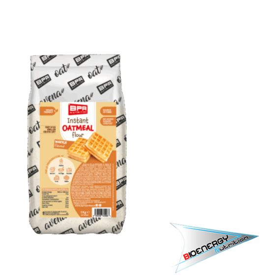 Bpr Nutrition-FARINA D'AVENA ISTANTANEA AROMATIZZATA (Conf. 1 Kg)   Waffle  